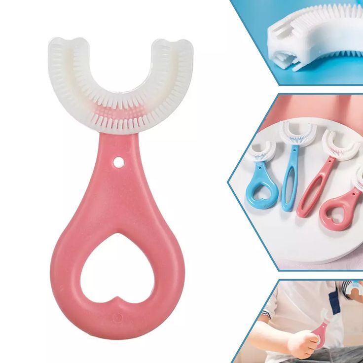 U-Shaped Toothbrush for Children 2 Pices