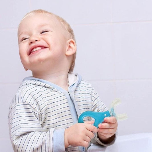 U-Shaped Toothbrush for Children 2 Pices